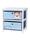 Comodino 2 cassetti Azzurro