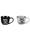 Tazzine Keep Calm 2 pezzi Bianco/Nero