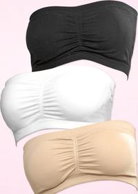 Set 3 reggiseni a fascia