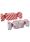 Scatole regalo caramelle 2 pezzi Rosso/bianco